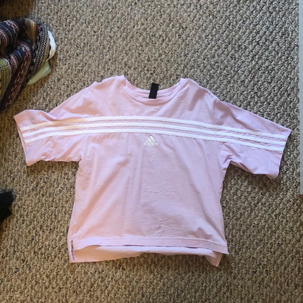 Lavender adidas tee